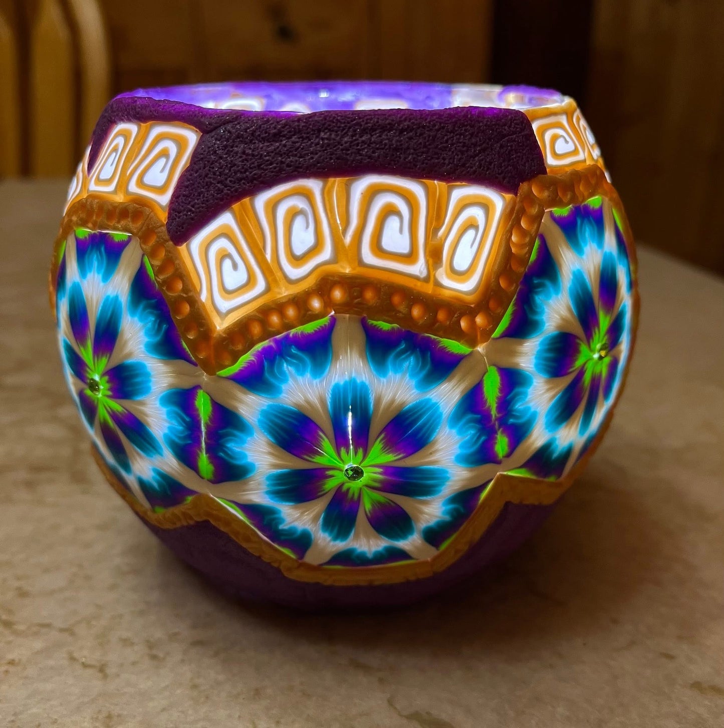 Bubble Bowl with Light